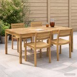  Stol za večeru u vrtu Bijela 196 x 100,5 x 75 cm | shoptok.hr