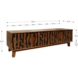 Marckeric Smeđa TV komoda 180x50 cm Kantu – | shoptok.hr