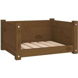  Krevet za pse boja meda 75 5x55 5x28 cm od masivne borovine | shoptok.hr