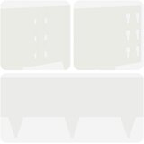  Ograda oko Travnjaka 10 pcs 100 x 25 cm Čelik Bijela | shoptok.hr