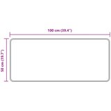 Traka za tepih MARSA Antracit 50 x 100 cm Poliester i PVC | shoptok.hr