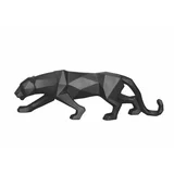 PT LIVING Dekorativen kipec v črni barvi Origami Panther