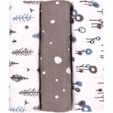 T-TOMI TETRA Grey Trees plenice iz blaga 70x70 cm 3 kos | Shoptok.si