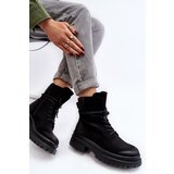 Boto Women's Chunky Sole Ankle Boots Black Narelona | ePonuda.com