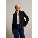 Moodo Women's jacket with large pockets - black | shoptok.hr