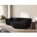 Cosmopolitan Design Črna žametna kotna sedežna garnitura Tokyo – | Shoptok.si