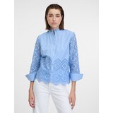 Orsay Light blue lady blouse with decorative details - Women | ePonuda.com