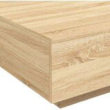  Klubska mizica sonoma hrast 80x80x31 cm iverna plošča, (21008281) | Shoptok.si