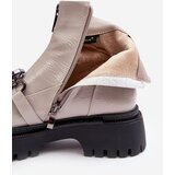 S. BARSKI Women's Glossy Zip-up Boots D&A | ePonuda.com