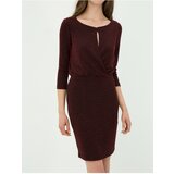 Koton women's claret red dress Cene
