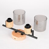  Brilagi - Tačkasto svetlo HYGGE 2xE14/15W/230V drvo/dimno | Eponuda.com