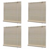  Rolete od prirodnog bambusa 4 kom 120 x 160 cm | shoptok.hr