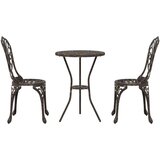 vidaXL 3-delni vrtni bistro set v bronasti litini, (22016512) | Shoptok.si