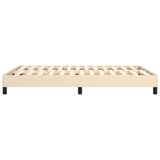  Okvir za krevet s oprugom krem 140 x 190 cm od tkanine | Eponuda.ba