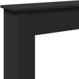  Okvir za kamin crni 75 x 20 x 87,5 cm od konstruiranog drva | shoptok.hr