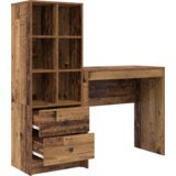 vidaXL stol s pohranom Staro drvo Konstruirano drvo | shoptok.hr