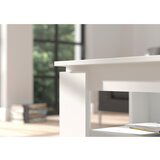 MID.YOU Klubska Miza Titan, Bela, 100x60 | Shoptok.si