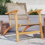 Maison Chic Vrtni stoli - Stol za vrt 2 kosa bež poli ratan in akacijev les JS1172, (21878191) | Shoptok.si