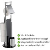 Wenko 24981800 - set za WC RAVINA 20x70 cm nerđajući čelik/srebrna | Eponuda.com