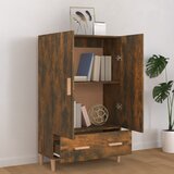  Komoda boja dimljenog hrasta 70 x 31 x 115 cm konstruirano drvo | shoptok.hr