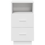  Noćni ormarići 2 kom s 2 ladice bijeli 36x36x68 cm | Eponuda.com