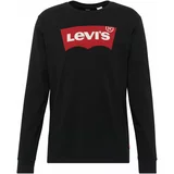 Levi's Majica 'LS STD GRAPHIC TEE BLACKS' rdeča / črna