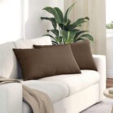  Jastučići za sofu 2 pcs Smeđa 80 x 40 cm tkanina | shoptok.hr