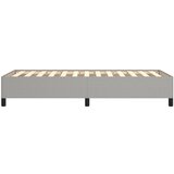  Okvir kreveta bez madraca svjetlosivi 90x200 cm od tkanine | shoptok.hr