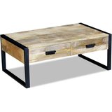  Kavna Mizica z 2 Predaloma Masiven Les Manga 100x60x40 cm | Shoptok.si