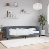  Dnevni krevet s madracem tamnosivi 100 x 200 cm baršunasti | shoptok.hr