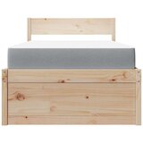  Krevet s ladicama i madracem 90 x 200 cm od borovine | shoptok.hr