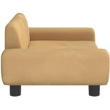 Krevet za pse smeđi 70 x 45 x 33 cm baršunasti | Eponuda.com