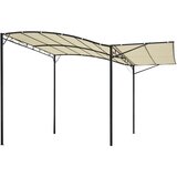 Outsunny Vrtni senčnik Pergola s prevleko iz jeklene tkanine Bež, (20754237) Cene