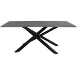 Venture Home Piazza pravokutni blagovaonski stol 180 × 90 cm, crni | shoptok.hr