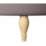  Fotelja sa zaštitom Sivo-smeđa 56,5 x 70 x 110 cm tkanina | shoptok.hr