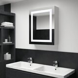 vidaXL LED kopalniška omarica z ogledalom 50x13x70 cm Cene