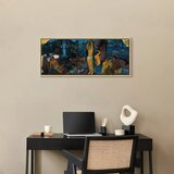  Slika - Paul Gauguin – Where Do We Come From? What Are We? Where Are We Going? 100x40 U prirodnom drvenom okviru | shoptok.hr