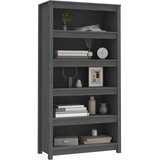 Ormarić za knjige sivi 80x35x154 cm od masivne borovine | shoptok.hr