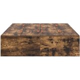  Krevet s prostorom za pohranu Dimljeni hrast 120x200 cm | shoptok.hr