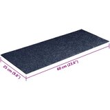  Prostirke za stepenice samoljepljive 15 kom 60x25 cm sivo plave pravokutne | shoptok.hr