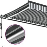 Tenda na automatsko uvlačenje LED antracit i bijela 450x350 cm | Eponuda.com