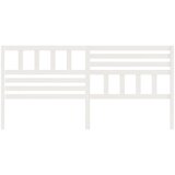  Uzglavlje za krevet bijelo 206 x 4 x 100 cm od masivne borovine | shoptok.hr
