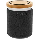 Bluetooth zvučnik Rumba, 5W, Sa bežičnim punjačem 15W i RGB svetlom, Crni