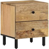  The Living Store Nočna omarica 2 kosa 40x33x46 cm trdna borovina - Nočna Omarica, (21503122) | Shoptok.si