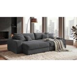 Livetastic VELIKA ZOFA, antracit tekstil Cene