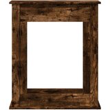 vidaXL Okvir za kamin dimljeni hrast 75x20x87,5 cm inženirski les | Shoptok.si