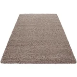 preproga z visokim florom life 1500 140/200 cm tkano rjava, bež