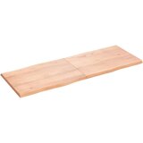 Stolna Mizna plošča svetlo rjava 160x60x4 cm obdelana trdna hrastovina, (20817930) | Shoptok.si