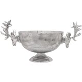 vidaXL Skodelica Srebrna 62x35x33 cm Aluminij | Shoptok.si