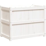  Vrtna sadilica bijela 90 x 50 x 70 cm od masivne borovine | shoptok.hr
